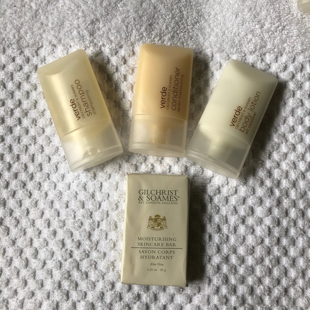 Gilchrist & Soames Verde 4 piece travel bundle